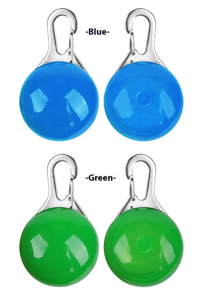 Led Luminous Dog Cat Collar Glowing Pendant Pet Leads Glow Accessories Bright Necklace Luminous Collar Night Safety Decoration