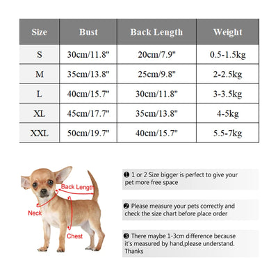 Winter Dog Sweater Warm Plush Dog Clothes for Small Medium Dogs Cats Soft Puppy Coat Jacket Chihuahua Teddy Costums Dog Supplies