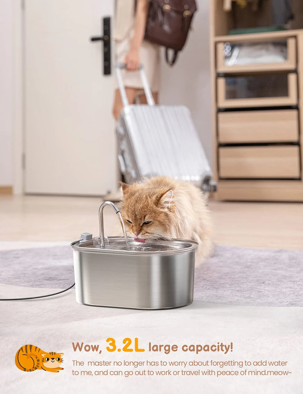Smart Cat Water Fountain Automatic Drinker Water Feeder Pet Water Dispenser Drinking Fountain For Cats Dogs