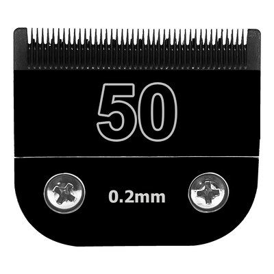 Black Detachable Pet Dog Grooming Clipper Stainless Steel Blades Set,Compatible with Andis,Oster A5,Wahl KM10 Series Clippers