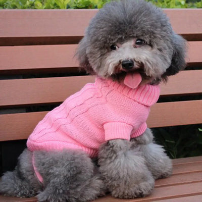 Dog Winter Clothes Knitted Pet Clothes For Small Medium Dogs Chihuahua Puppy Pet Sweater Yorkshire Pure Dog Sweater Ropa Perro