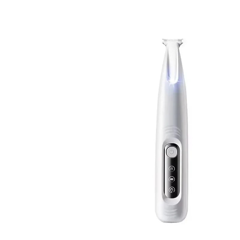 Professional Dog Grooming Clippers & LED Light LCD Display 18mm Wide Blade for Paw Trimming Low Noise Cordless Pet Hair Trimmer