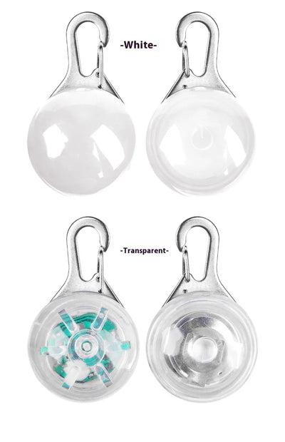 Led Luminous Dog Cat Collar Glowing Pendant Pet Leads Glow Accessories Bright Necklace Luminous Collar Night Safety Decoration