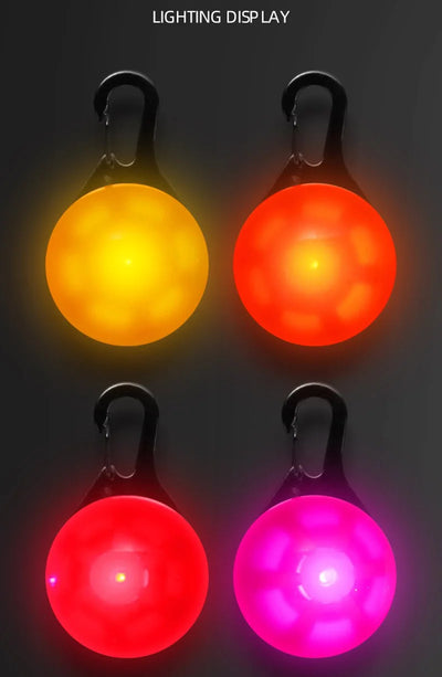 Led Luminous Dog Cat Collar Glowing Pendant Pet Leads Glow Accessories Bright Necklace Luminous Collar Night Safety Decoration