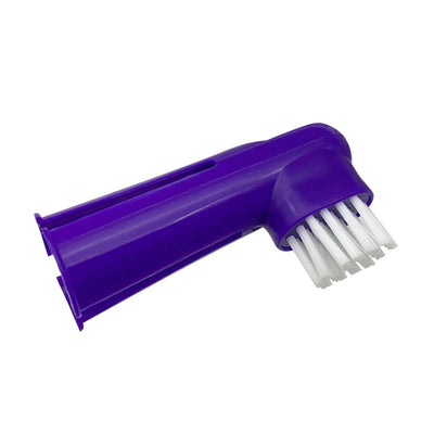 Pets Tartar Control Kit for Dogs Contains Toothpaste Toothbrush and Fingerbrush 4-Piece Dental Care