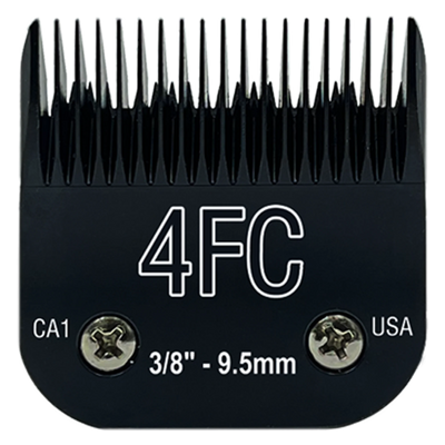 Black Detachable Pet Dog Grooming Clipper Stainless Steel Blades Set,Compatible with Andis,Oster A5,Wahl KM10 Series Clippers